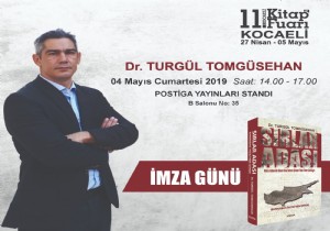 Yazar Turgl Tomgsehan Kocaeli Kitap Fuarn da